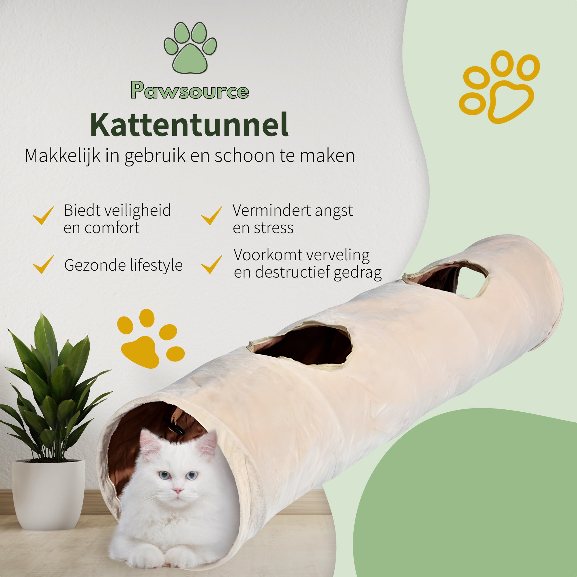 Play tunnel - cat tunnel - 125x25cm